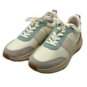Fitflop Sneakers Womens 8 F-Mode Flow Mix Suede Leather Flatform Trainers
